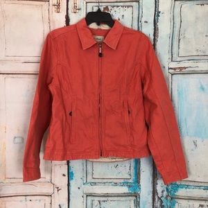 L.L. Bean Living Coral Jacket Size Medium
